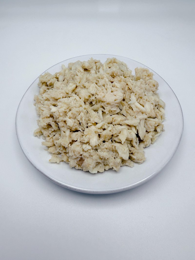 Pacific Blue pasteurized crabmeat, Backfin grade, picked meat